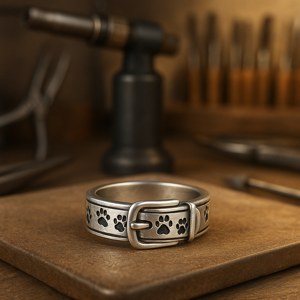 Cute and Stylish Inspired Dog Ring Necklace