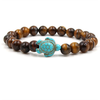Unique Natural Stone Pearl Turtle Bracelets