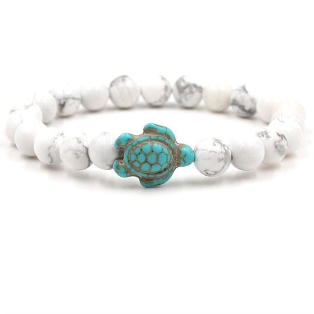 Unique Natural Stone Pearl Turtle Bracelets
