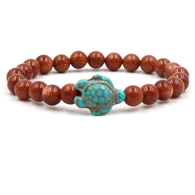 Unique Natural Stone Pearl Turtle Bracelets