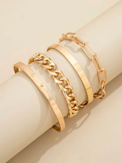 Abigail layered chain pendant