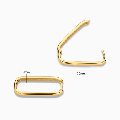 Icon Circle Earrings | Gold
