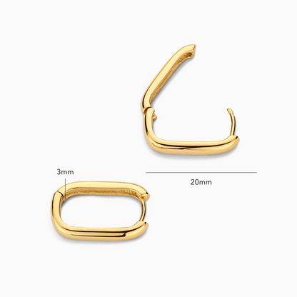 Icon Circle Earrings | Gold