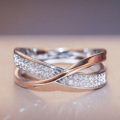 Athena braided band ring