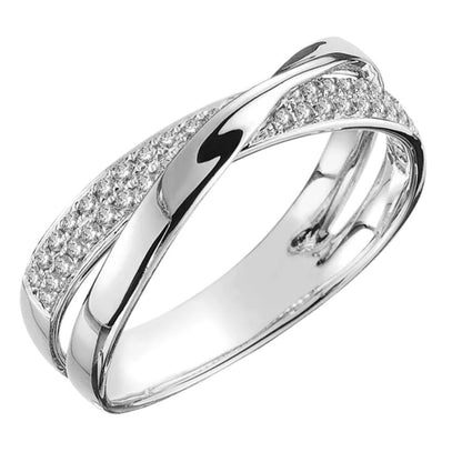 Athena braided band ring