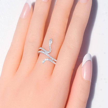 Gorgon serpent ring