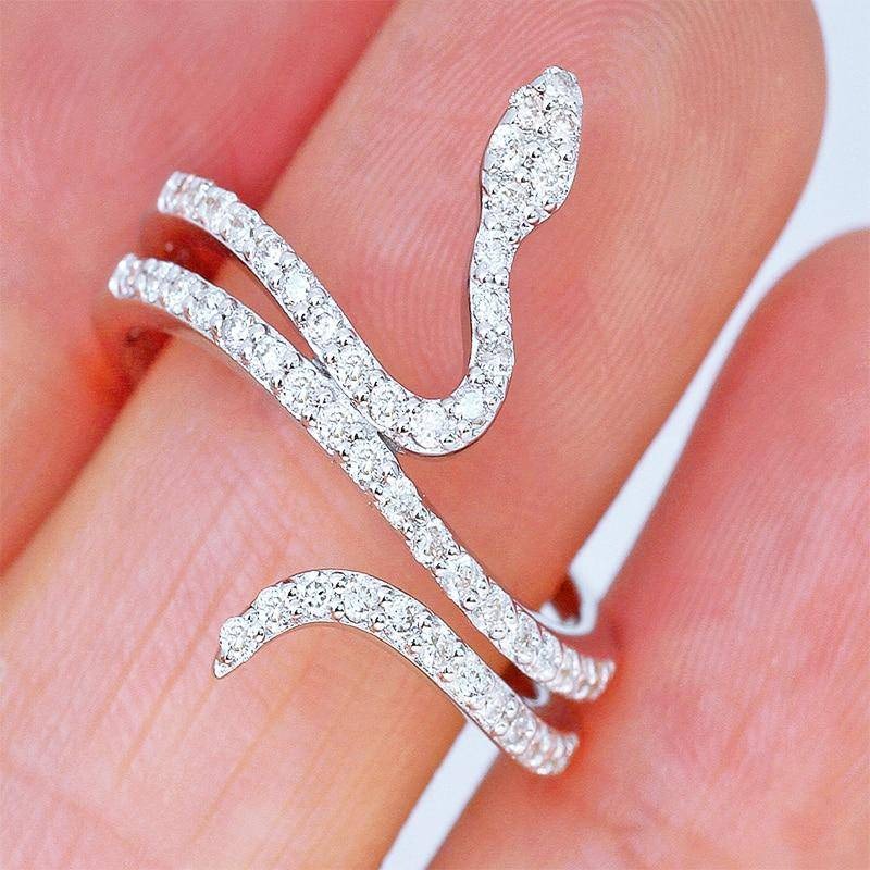 Gorgon serpent ring
