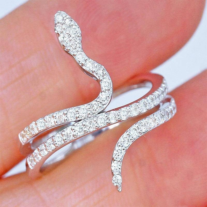 Gorgon serpent ring