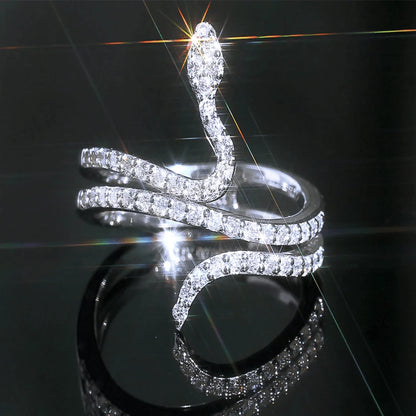 Gorgon serpent ring