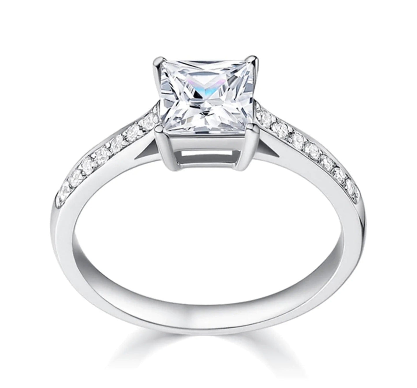 Calliope princess cut ring